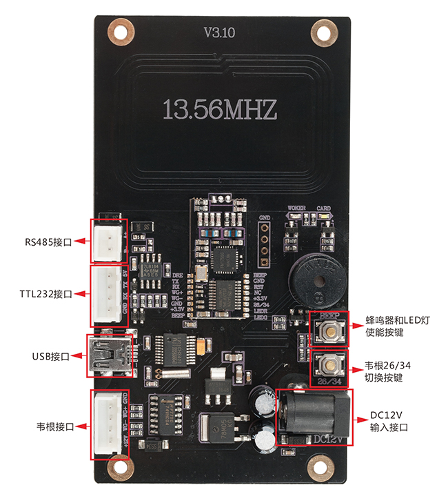 讀卡模版聯(lián)合開發(fā)板 讀卡模塊聯(lián)合開發(fā)板