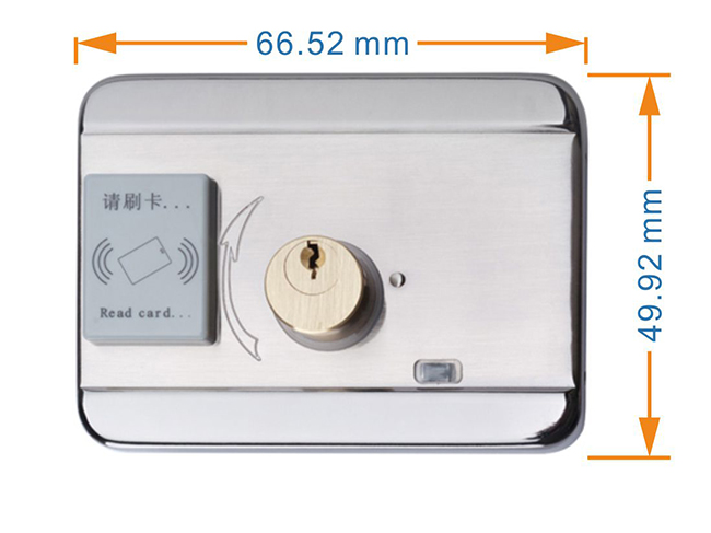 智能刷卡鎖尺寸