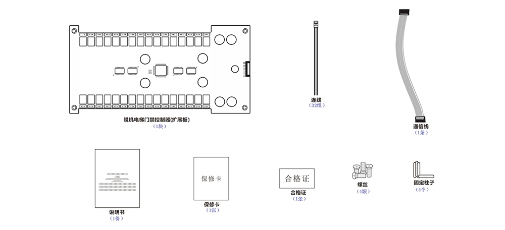 電梯門(mén)禁控制板的配件 電梯門(mén)禁控制板的配件