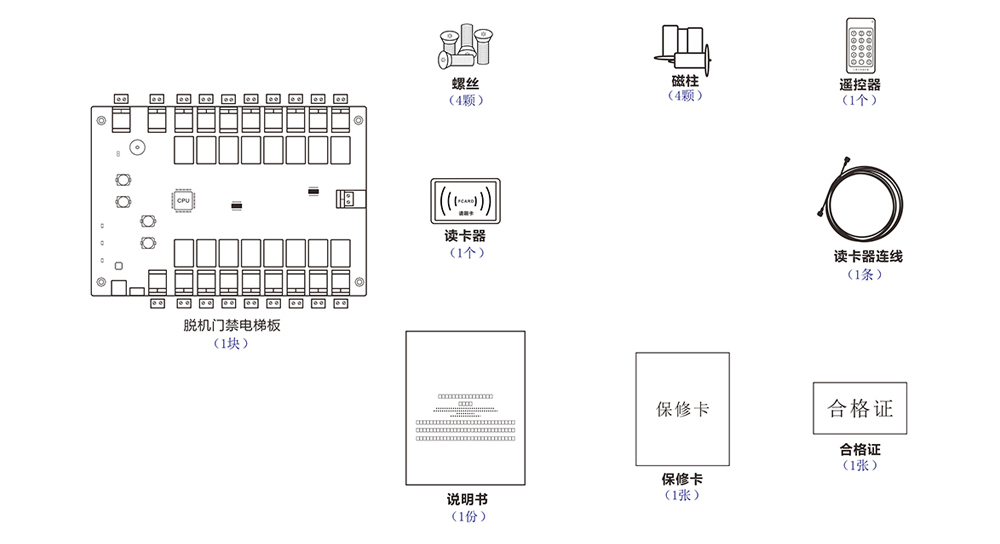 脫機(jī)門禁電梯控制板